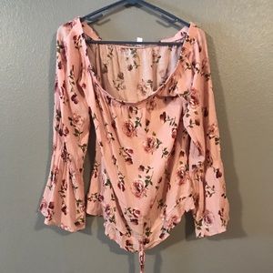 Off Shoulder Floral blouse